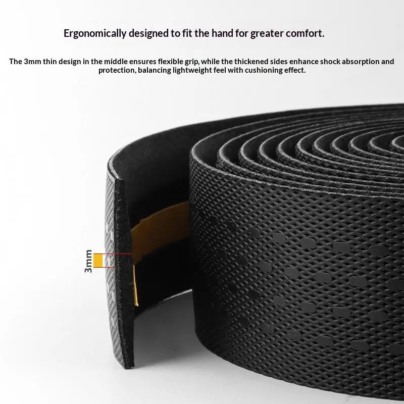 Road Bike Handlebar Tape – Anti-Slip Waterproof PU+EVA Bar Wrap Bike Handlebar Tape Axl