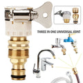 Universal Hose Tap Adapter 15–23mm | Garden Faucet Connector Garden Hose Adapter Axl Default Title