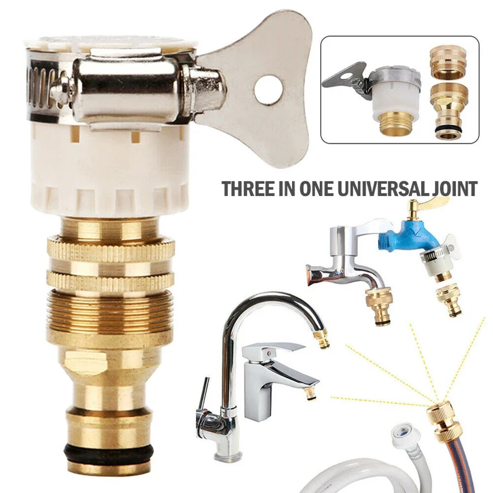 Universal Hose Tap Adapter 15–23mm | Garden Faucet Connector Garden Hose Adapter Axl Default Title