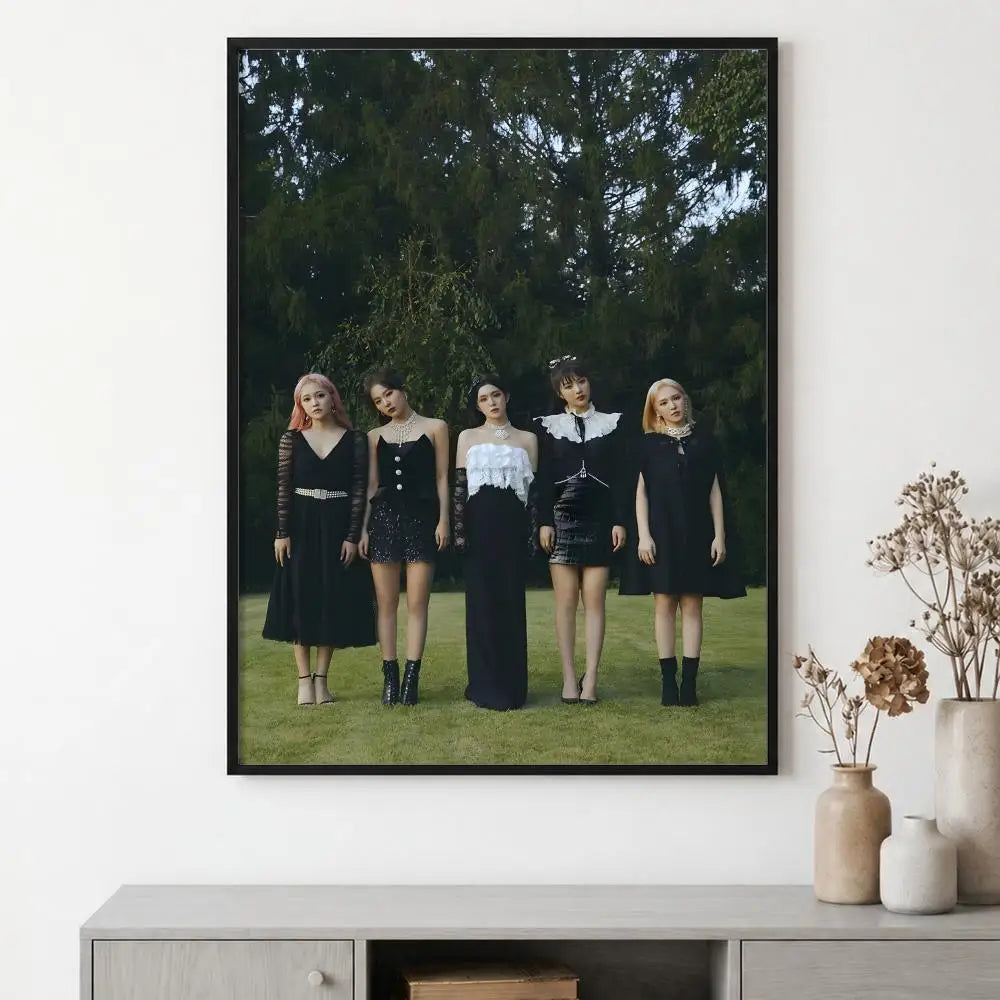 Red Velvet Idol HD Wall Poster – Waterproof Sticky Home Decor Wall Art Poster Axl