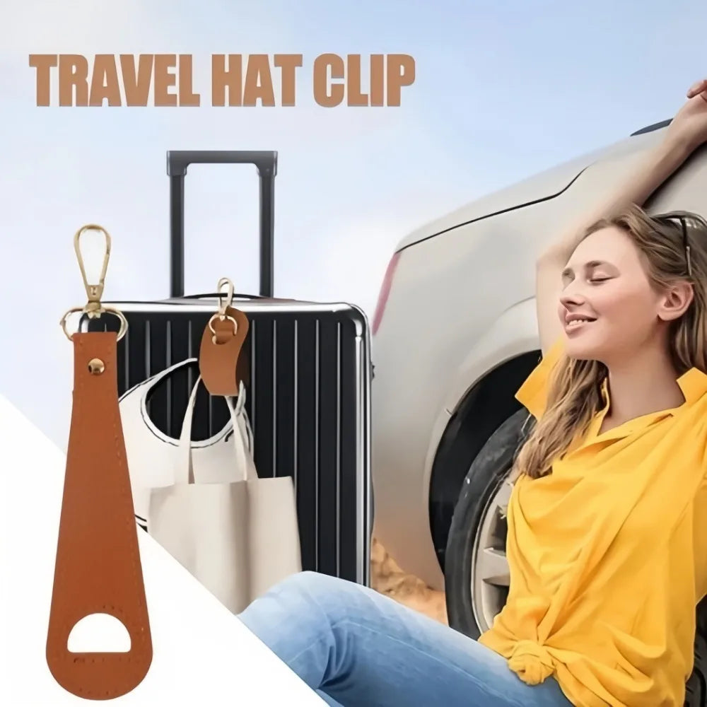 Hat Clip for Travel, Golf & Hiking | 2-Pack Nylon Hook Hat Storage Clip Axl
