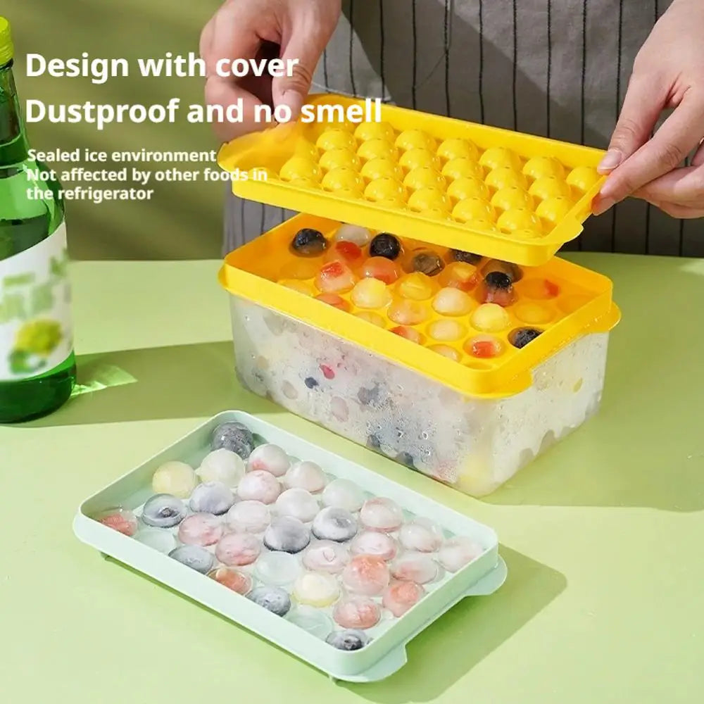Large Capacity 3-Piece Ice Cube Tray Set – Easy Release Mold Ice Cube Tray Axl