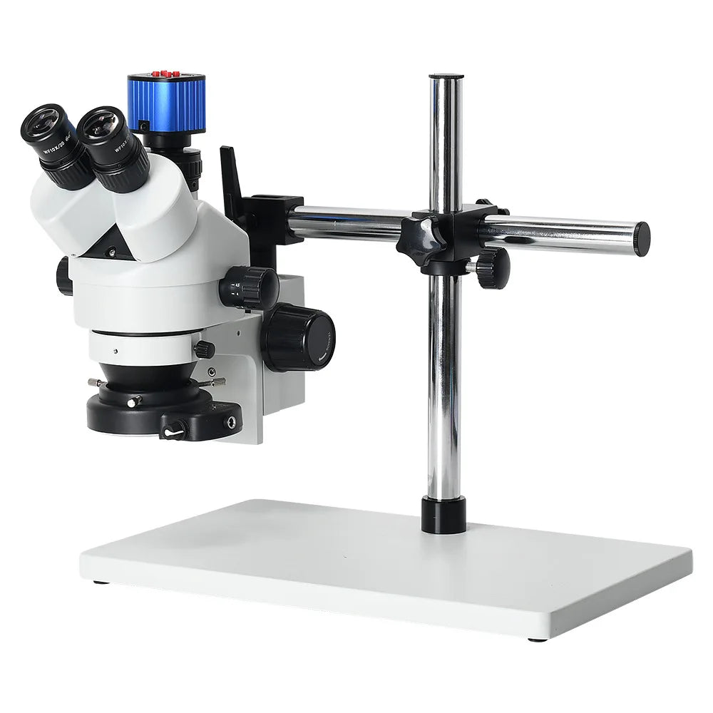 Dual Lens 7–45X Zoom Stereo Microscope | PCB & Electronics Stereo Zoom Microscope Axl