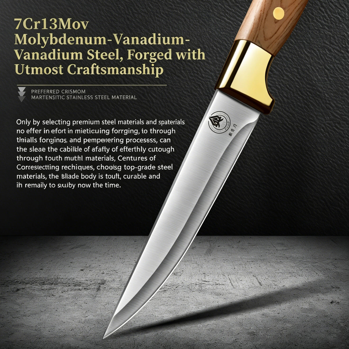 YRIDEFE Boning Knife Set 1–3 Pc | Sharp Meat & Bone Knife Boning Knife Set Axl