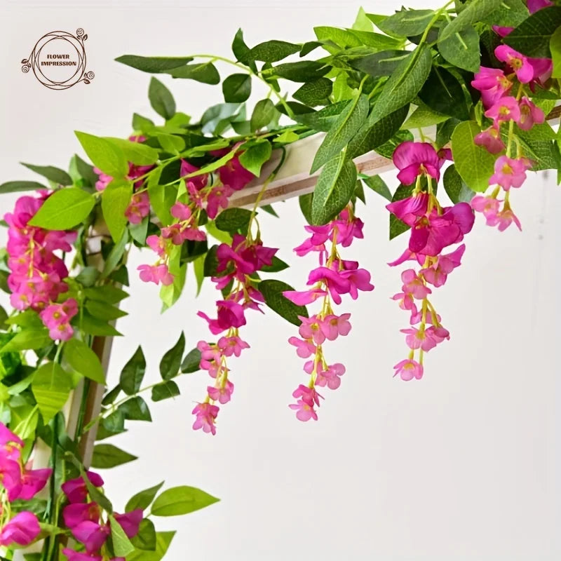 Artificial Wisteria Ivy Vine Garland – Wedding & Home Decor Artificial Vine Garland Axl
