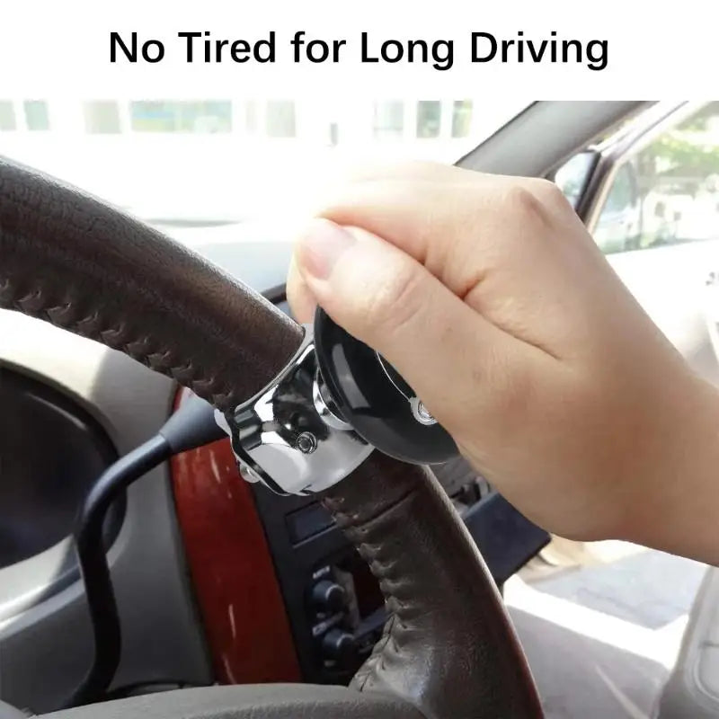 Steering Wheel Spinner Knob – Universal 360° Ball Handle Booster Steering Wheel Accessory Axl