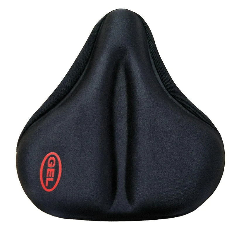 Wide Silicone Bike Seat Cover – Thickened MTB & E-Bike Cushion Bike Seat Cover Axl black