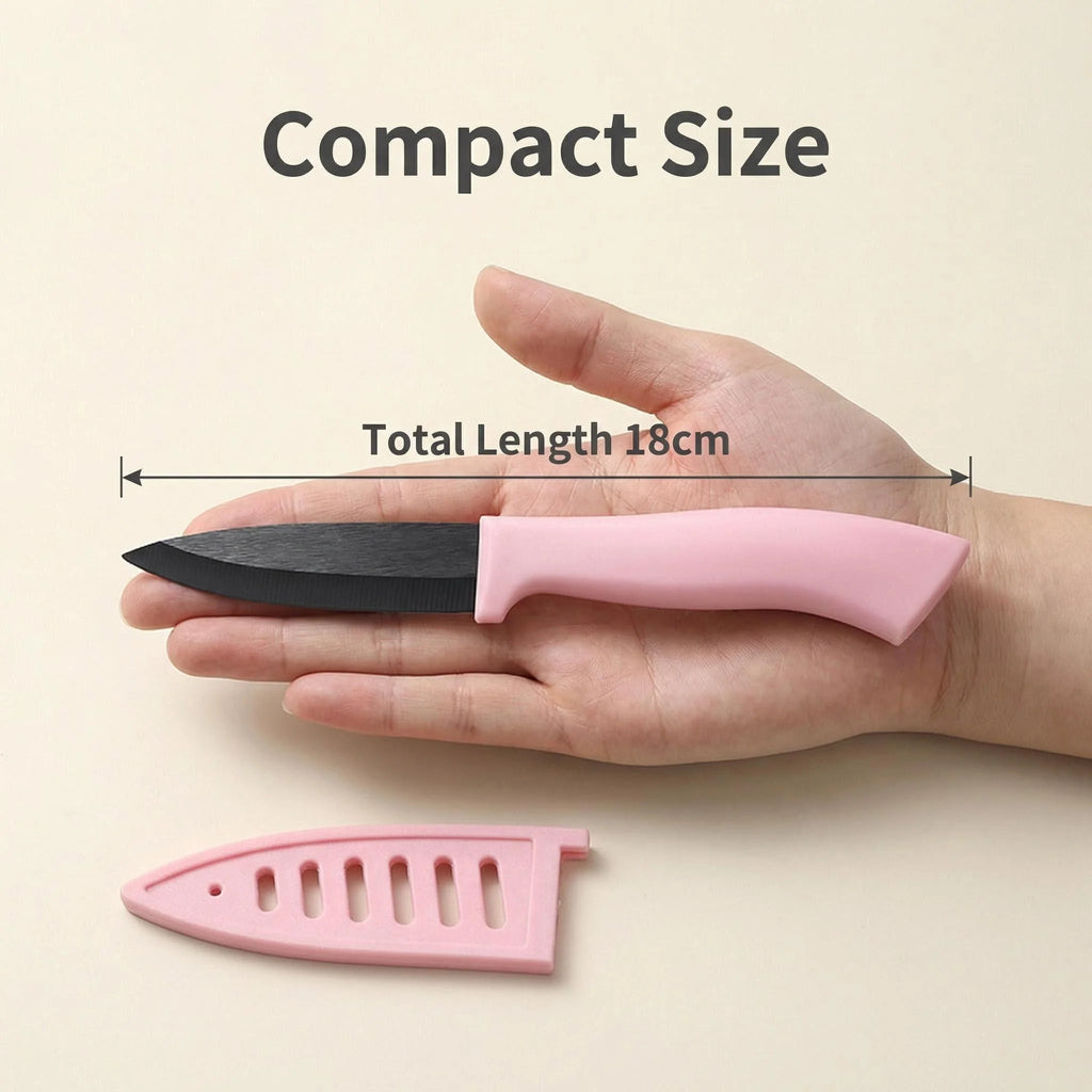 4-Inch Ceramic Paring Knife – Rust-Free Fruit & Baby Food Knife Ceramic Paring Knife Axl
