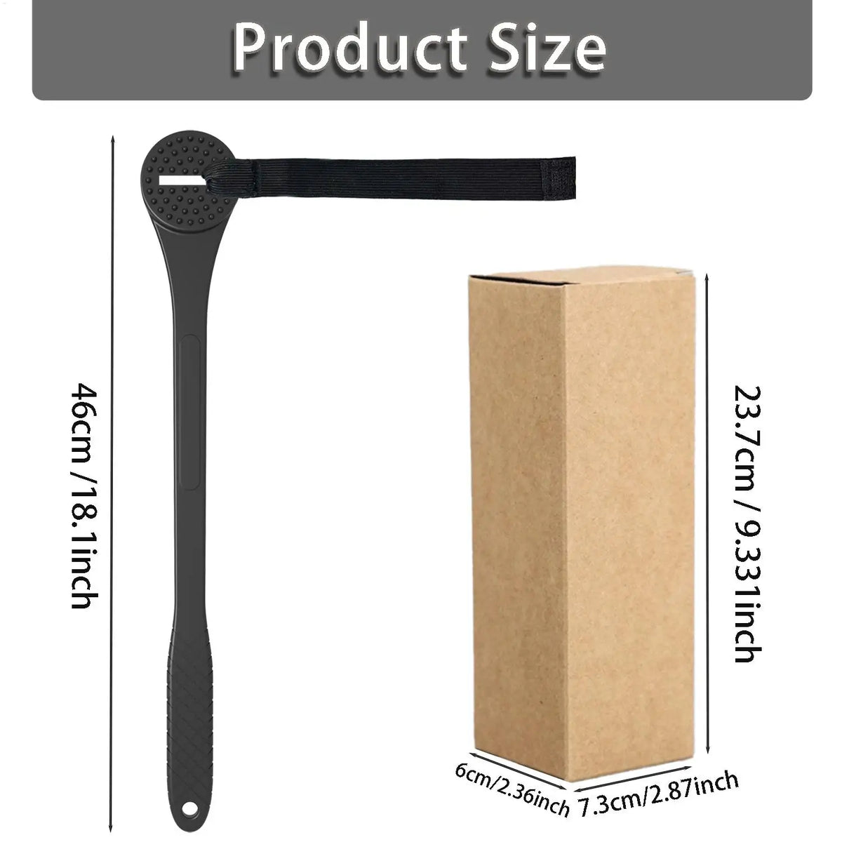 Bendable Back Shaver Extension Handle – Ergonomic Grooming Tool Grooming Extension Handle Axl