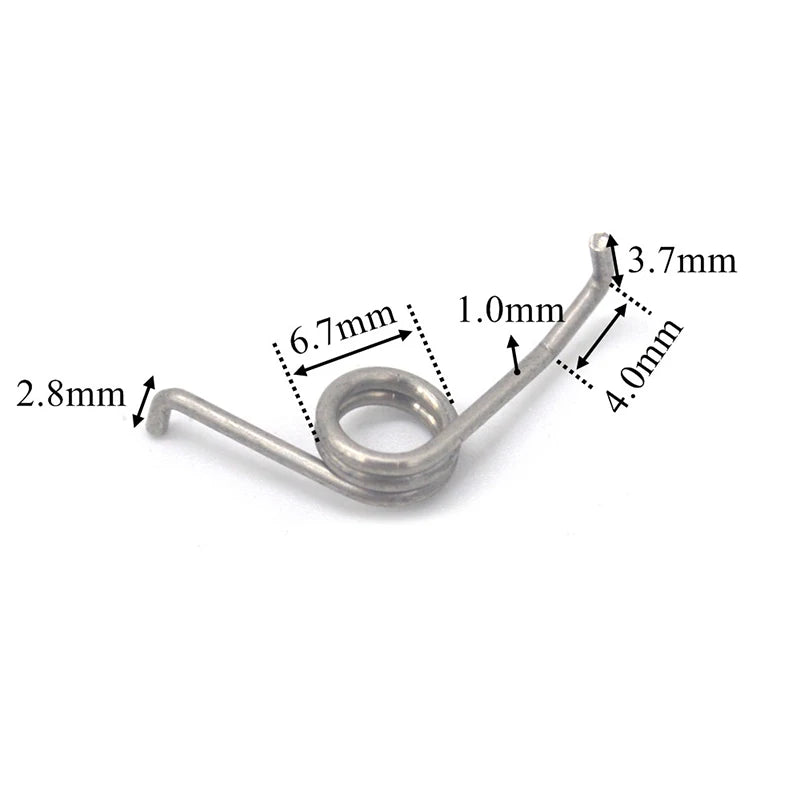 Stainless Steel Fishing Reel Torsion Spring | 2000–4000 Size Fishing Reel Spring Axl 304