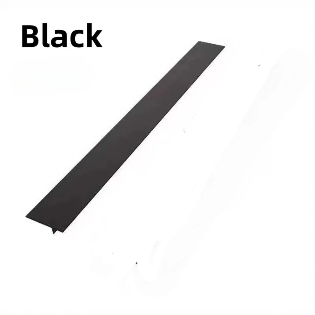 Silicone Stove Counter Gap Sealing Strip 63cm | T-Shape Cover Kitchen Gap Sealing Strip Axl black 63cm