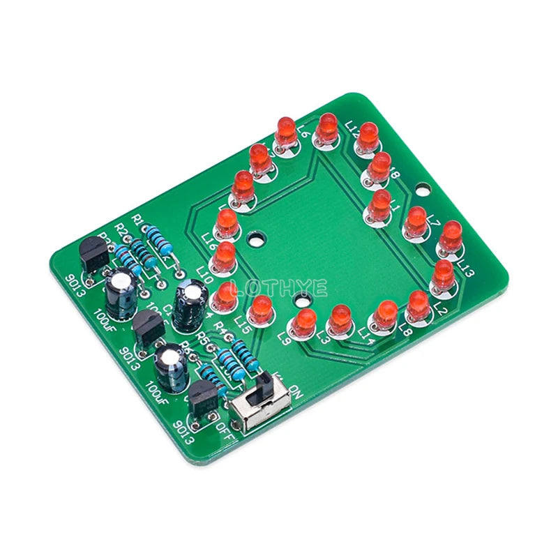 LED Heart Shape Flow Water Lamp DIY Soldering Kit – LOTHYE DIY Electronics Kit Axl Default Title