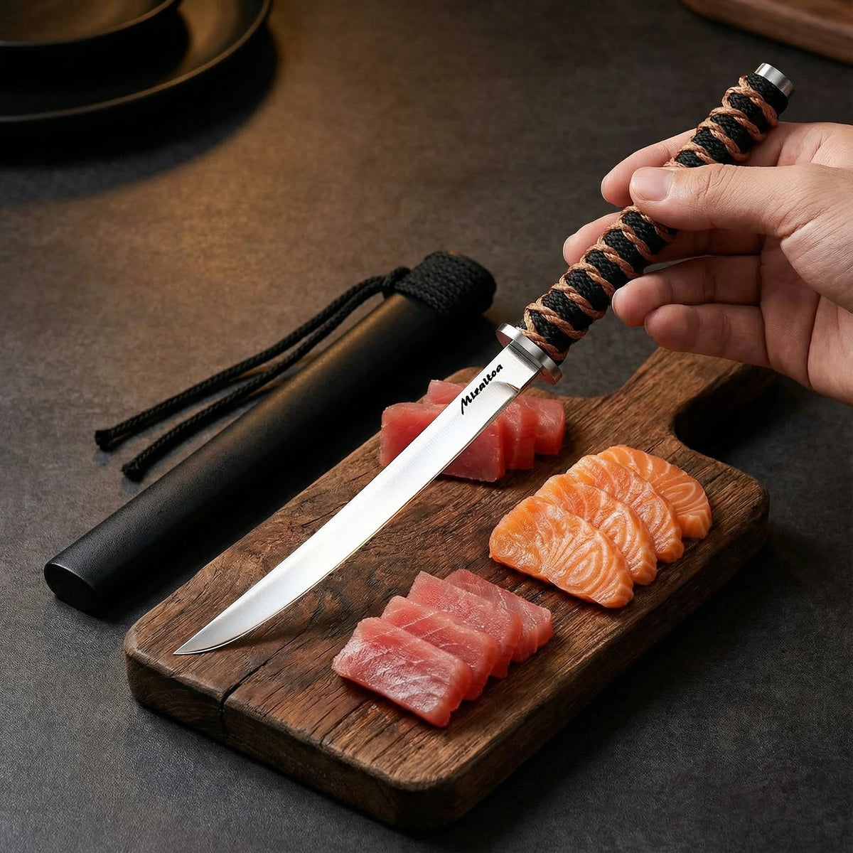 Professional Sashimi Knife – Japanese Steel Kitchen Knife Sashimi Kitchen Knife Axl