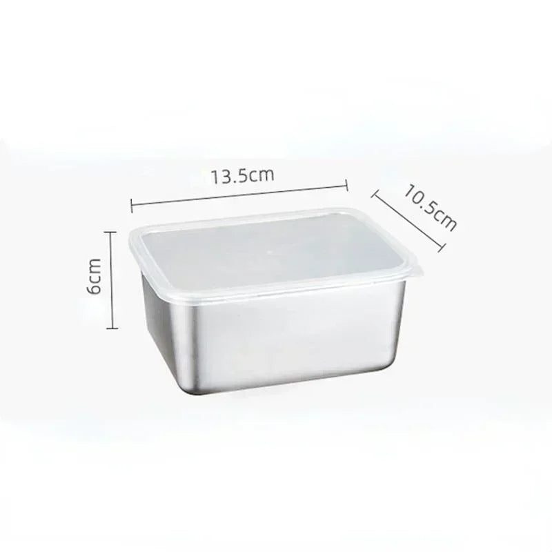 Stainless Steel Food Storage Container | Fridge & Freezer Box Food Storage Container Axl A