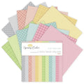 12-Sheet Spring Colors Craft Paper Pad – Scrapbooking & Origami Craft Paper Pad Axl 1 pcs