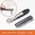 Mini 36-Tooth Ratchet Right Angle Screwdriver for Tight Spaces Ratchet Screwdriver Axl 04