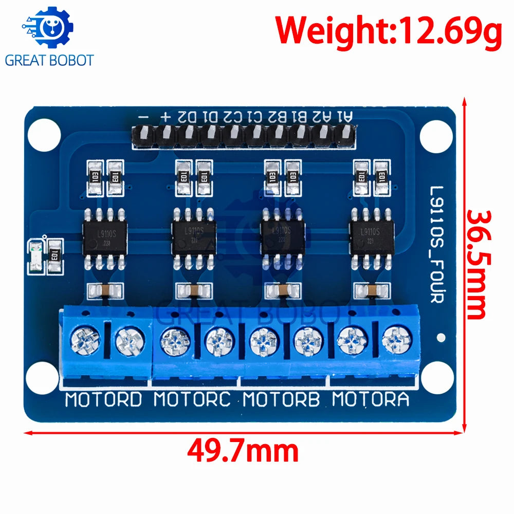 L9110S 4-Channel DC Motor Driver Board for Smart Car & Robot Motor Driver Board Axl