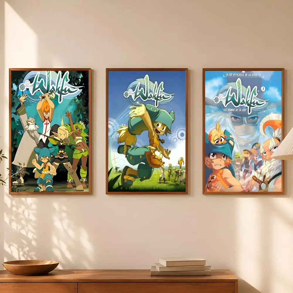 Wakfu Game Self-Stick HD Wall Poster – Waterproof Décor Wall Art Poster Axl