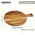 Acacia Wood Cutting Board with Handle | Kitchen Chopping Board Wood Cutting Board Axl Cheese Tray