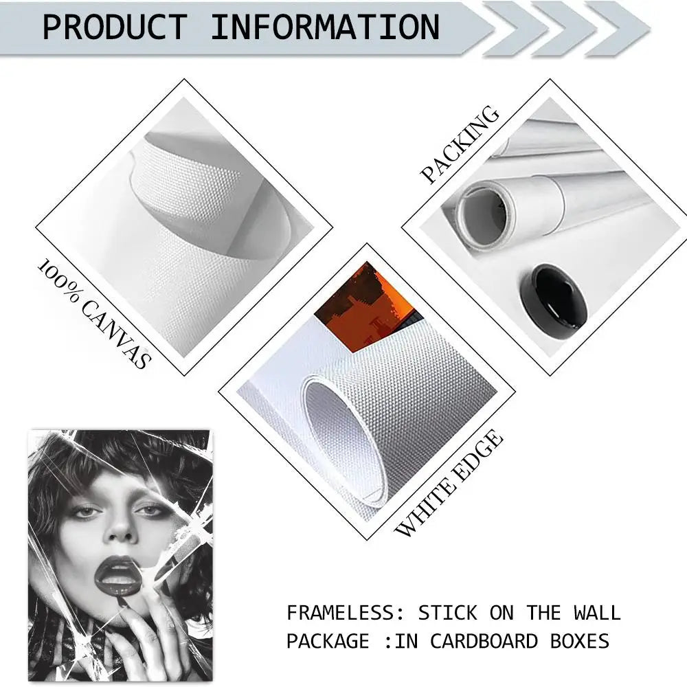 Lady Gaga Canvas Wall Art Poster – Unframed Home Decor Gift Canvas Wall Art Axl