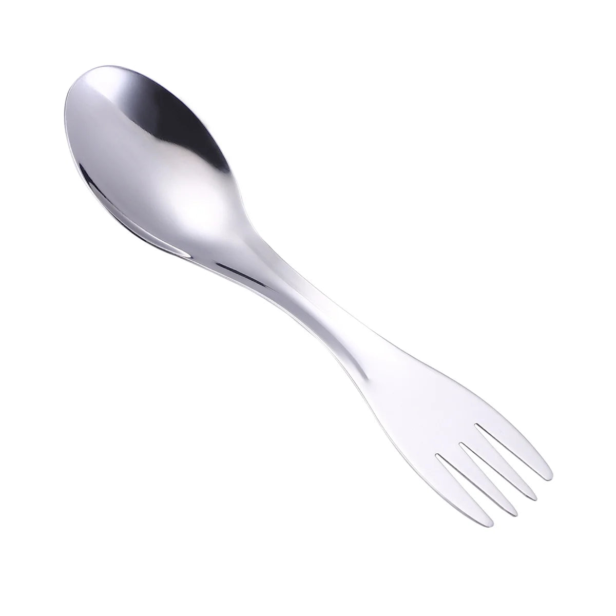304 Stainless Steel Camping Spork – Multifunctional Fork & Spoon Camping Spork Axl Silver