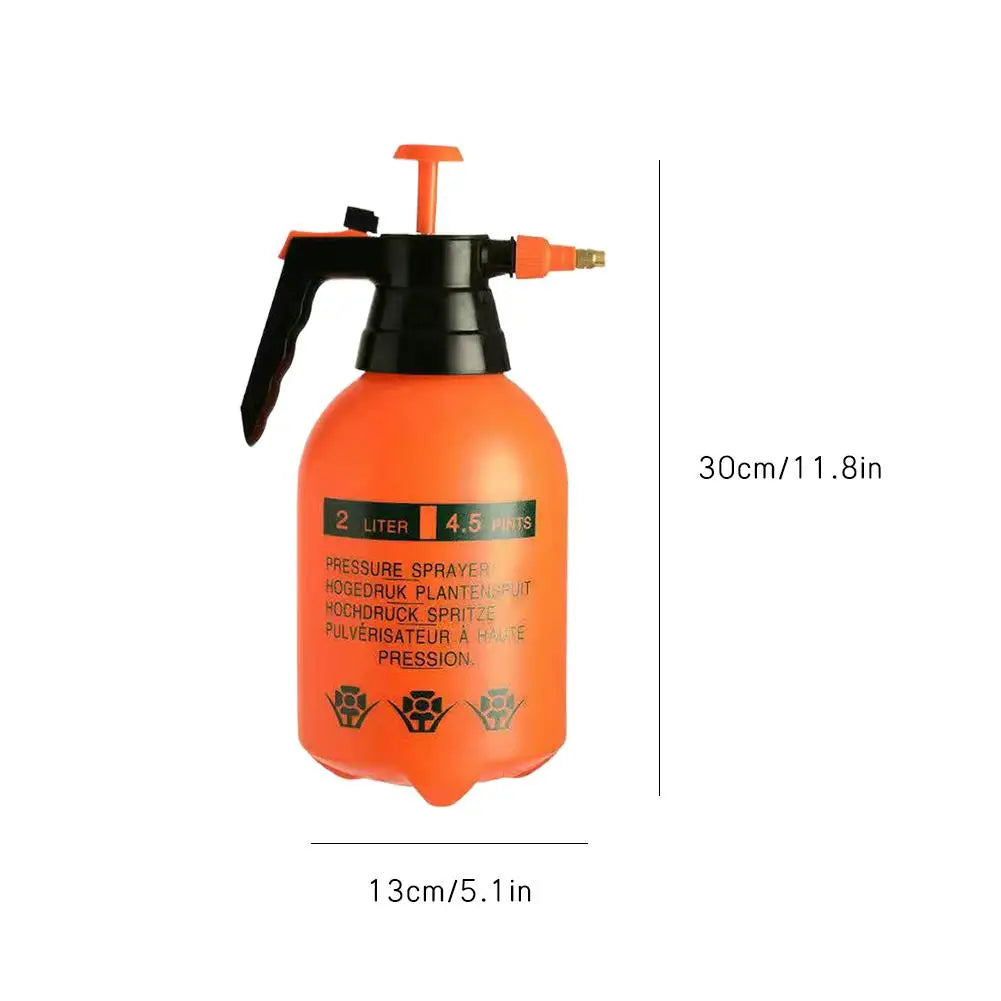 2L One-Hand Pressure Spray Bottle | Manual Pump Garden Sprayer Garden Pump Sprayer Axl