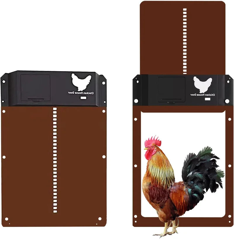 Automatic Chicken Coop Door Opener | Light Sensor Battery Powered Automatic Coop Door Axl