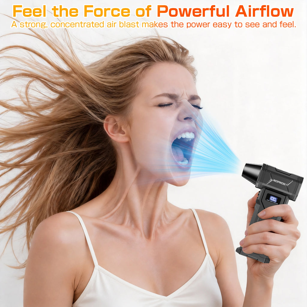 Portable Mini Turbo Fan Blower – 4-Speed Brushless Air Duster Turbo Fan Blower Axl
