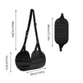 Travel Foot Hammock – Airplane Leg Rest & Foot Sling Travel Foot Hammock Axl Black