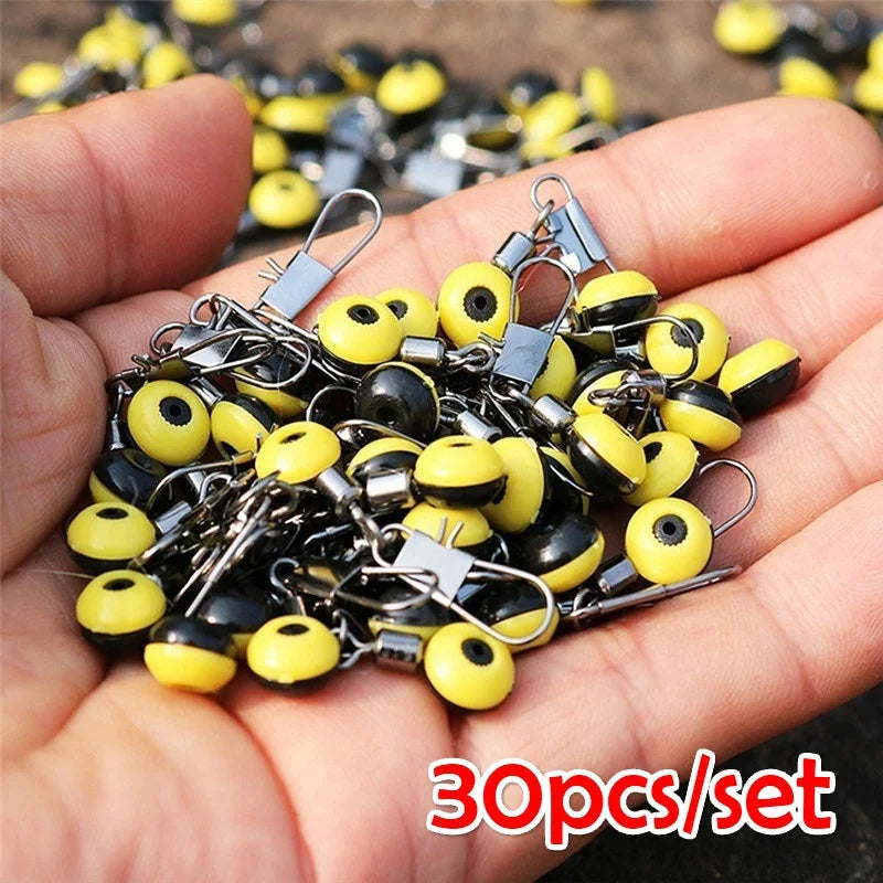 30-Piece Fishing Bobber Stops, Space Beans & Float Connectors Fishing Float Stops Axl Default Title