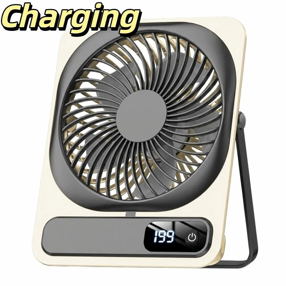 Vertical Desktop Fan – 199 Wind Modes, Dual Mount, 36dB Quiet Desktop Vertical Fan Axl B-Charging