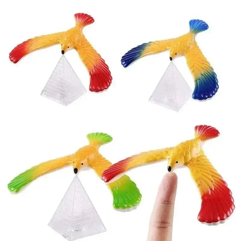 Balance Eagle Bird Toy – Fun Physics Desk Toy & Kids Gift Novelty Balance Toy Axl color random