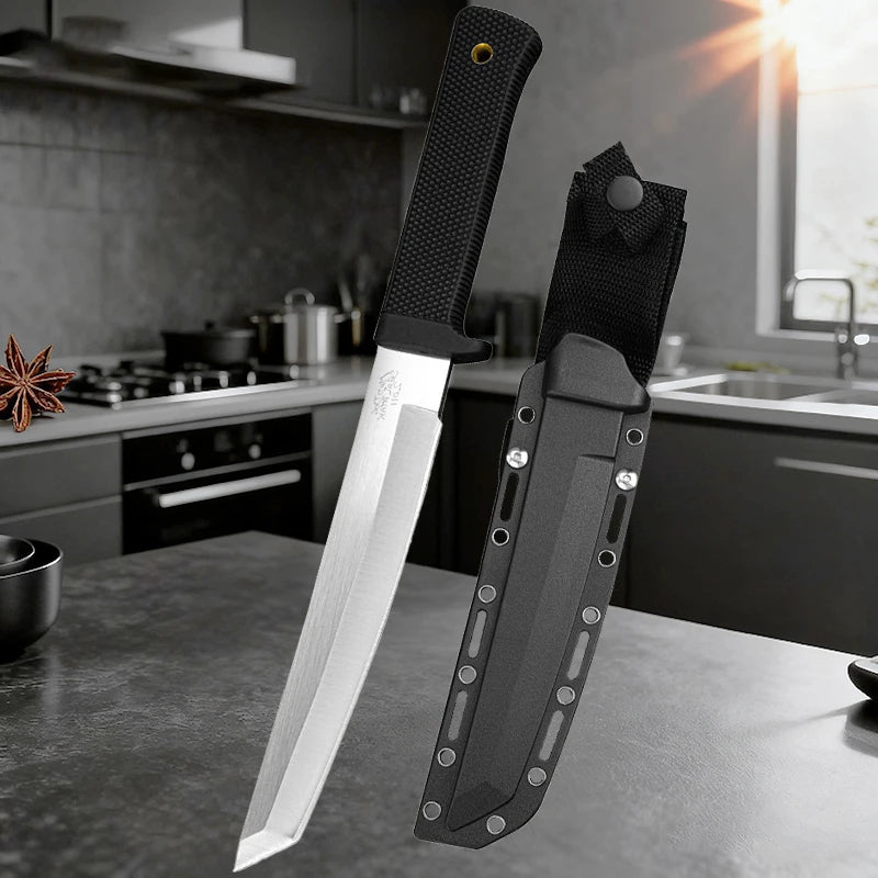 Japanese Stainless Steel Boning Knife Set – Non-Slip Handle Kitchen Knife Set Axl 1pcs C