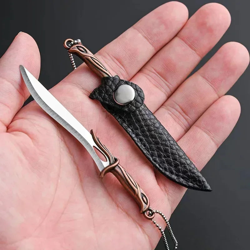 Mini Keychain Pocket Knife – Stainless Steel EDC Box Cutter Keychain Pocket Knife Axl Guqing