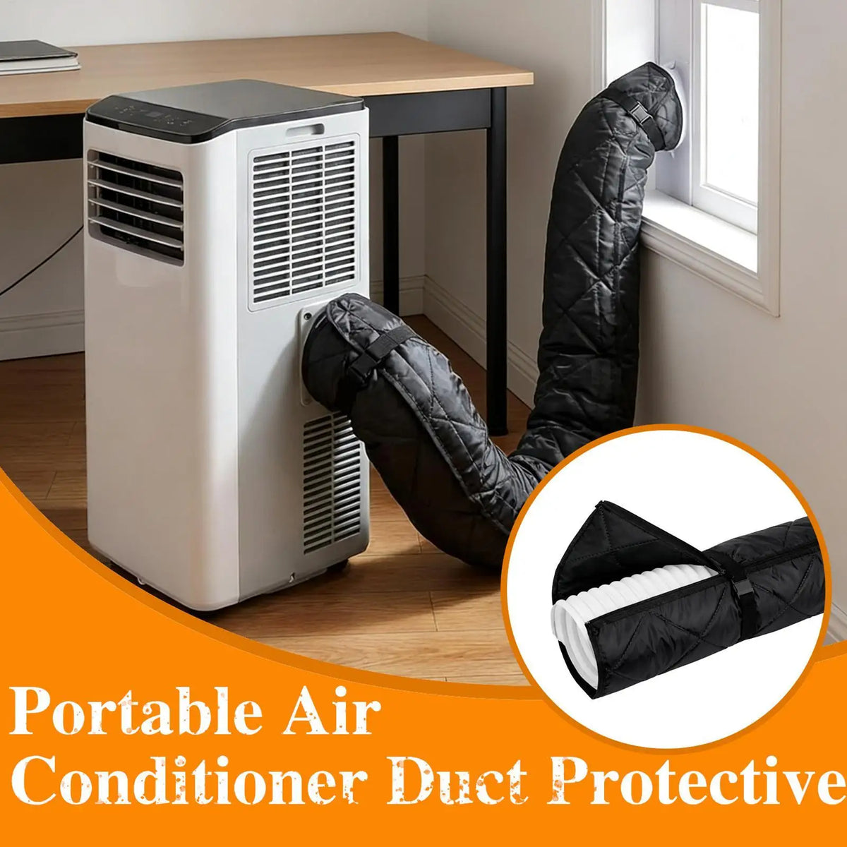 Portable AC Hose Insulation Sleeve – Washable Oxford Cover AC Hose Insulation Sleeve Axl