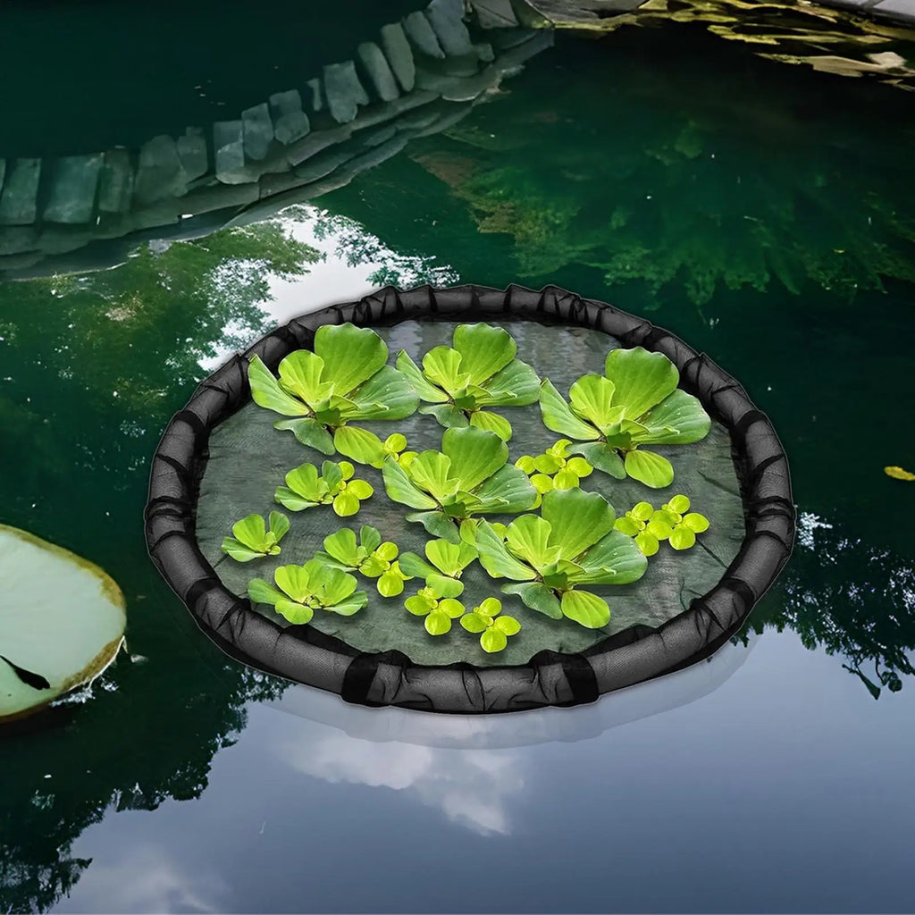 Floating Plant Barrier – Fine Mesh Circular Pond Protector Pond Plant Barrier Axl