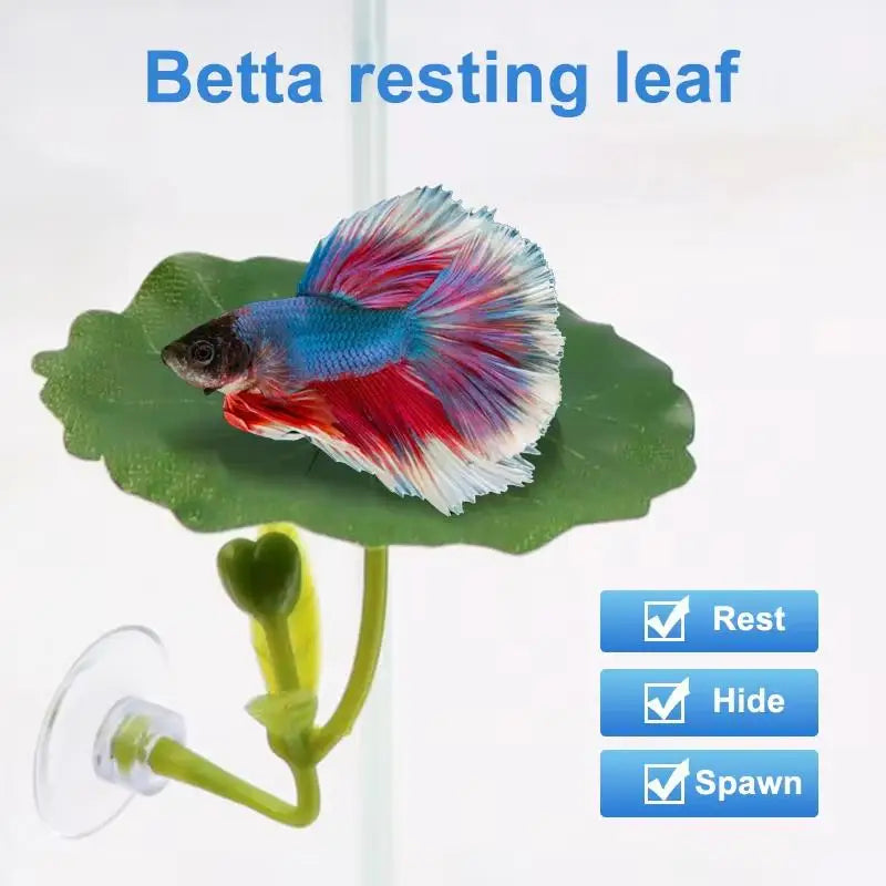 Betta Fish Leaf Hammock – Aquarium Rest & Hide Bed Aquarium Fish Hammock Axl