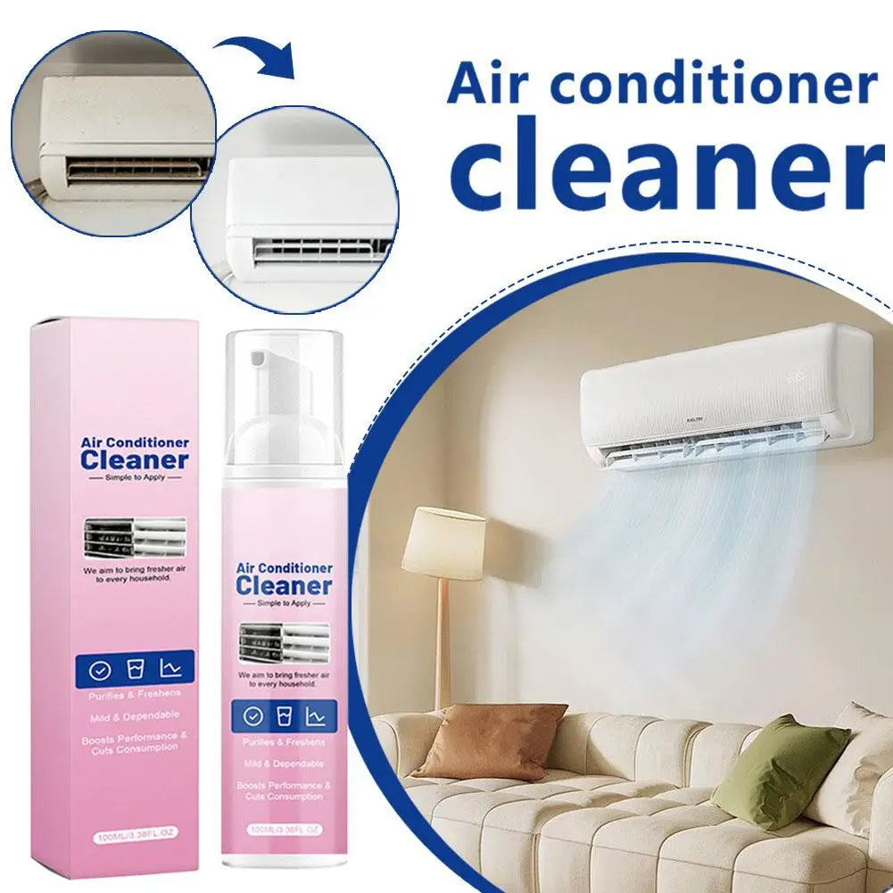 Foaming No-Rinse AC Coil & Fin Cleaner Spray 100ml AC Coil Cleaner Axl