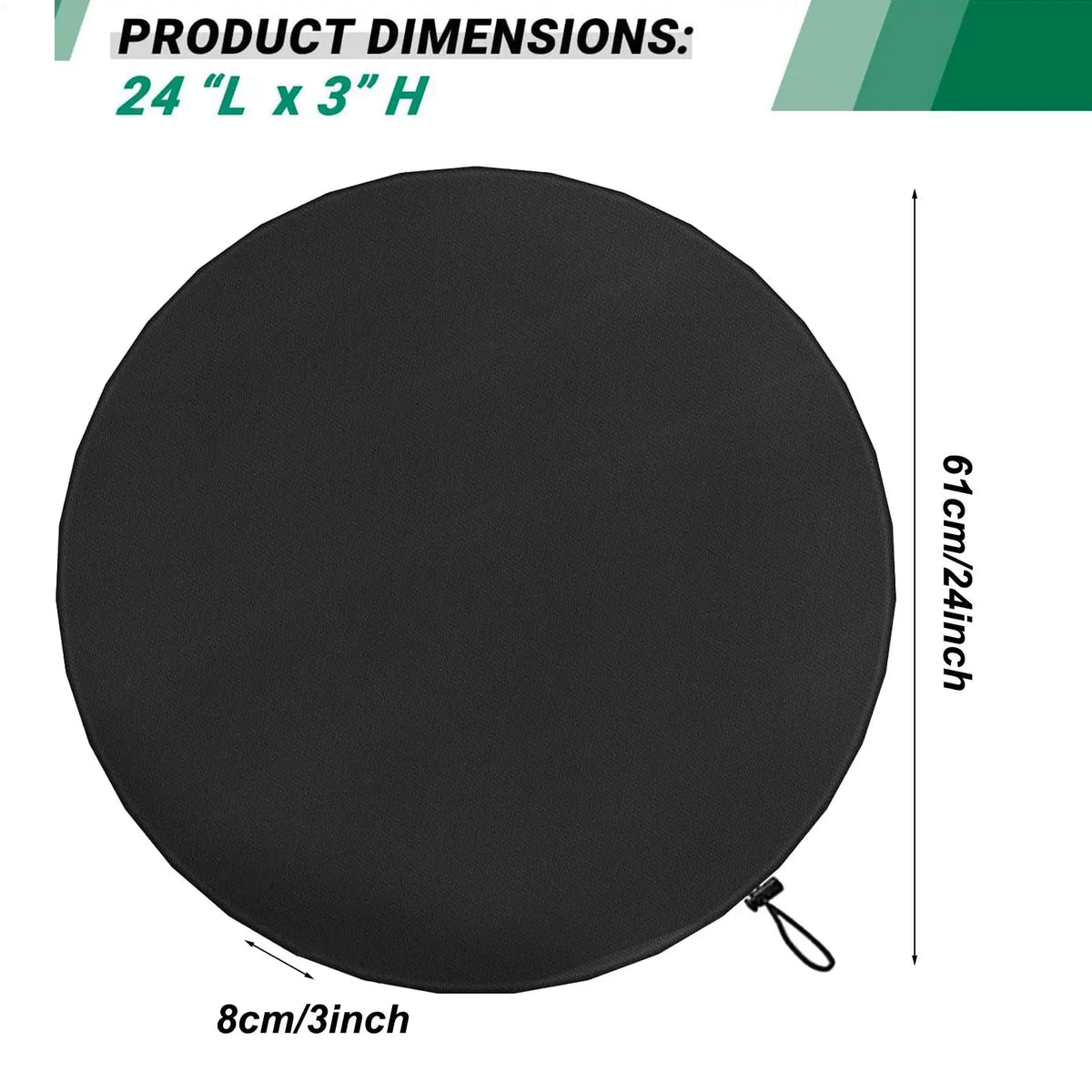 Weatherproof Dartboard Cover – 600D Oxford Dust & Rain Guard Dartboard Cover Axl