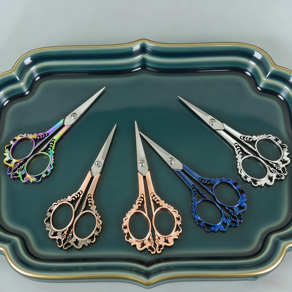 Vintage Stainless Steel Sewing Scissors – Embroidery & Tailor Sewing Scissors Axl
