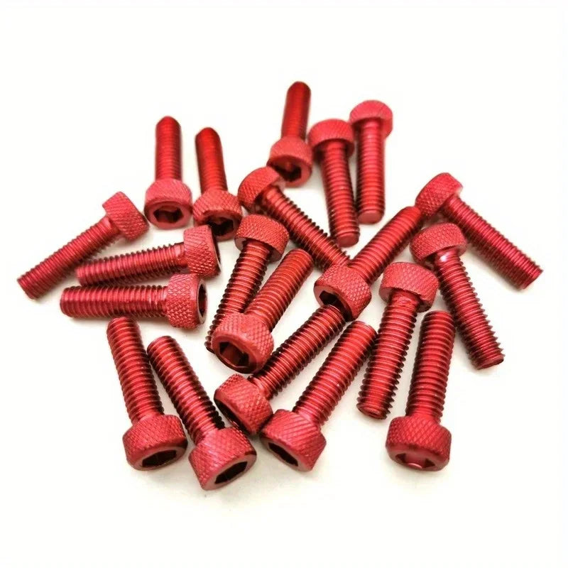6MM Colorful Motorcycle Fairing Bolts & Nuts Kit – 10 Pack Motorcycle Fairing Bolts Axl