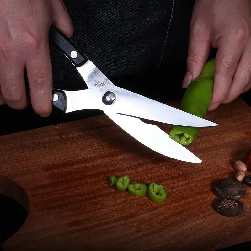 Heavy-Duty Stainless Steel Kitchen Scissors & BBQ Shears Kitchen Shears Axl
