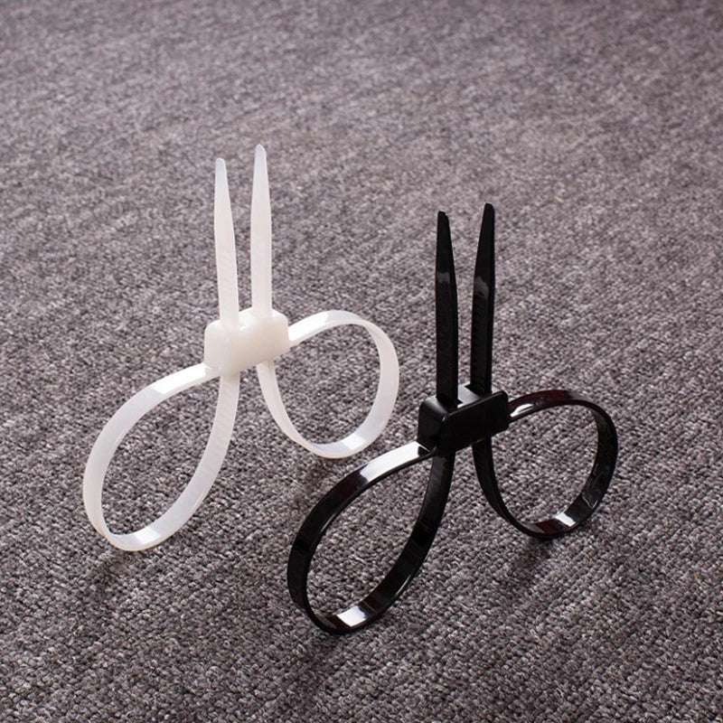 Nylon Flex Cuffs – Disposable Double Zip Tie Restraints Nylon Flex Cuffs Axl