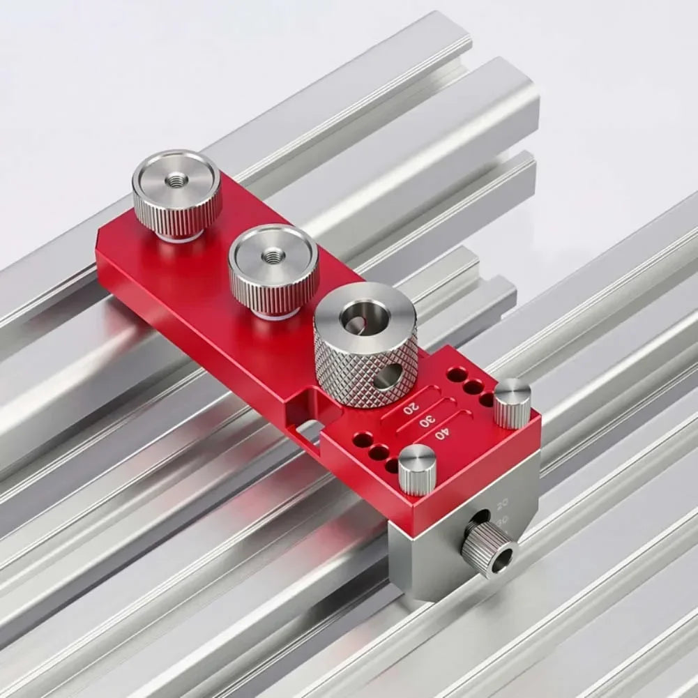 Aluminum Profile Hinge Jig Kit – Hole Drilling Guide Locator Drilling Jig Kit Axl