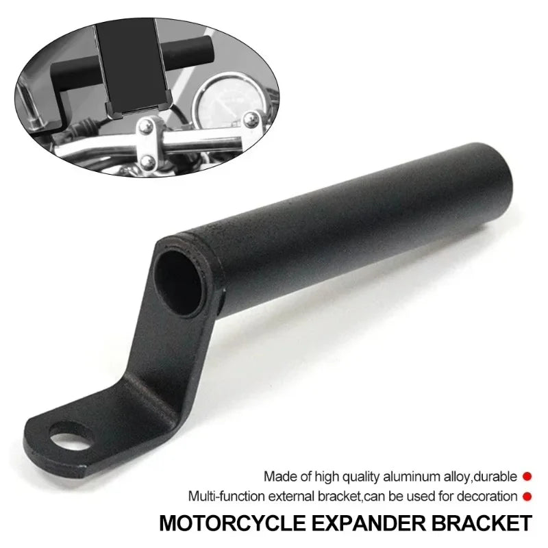 Motorcycle Mirror Extender Bracket – Phone & Spotlight Mount Mirror Extender Bracket Axl
