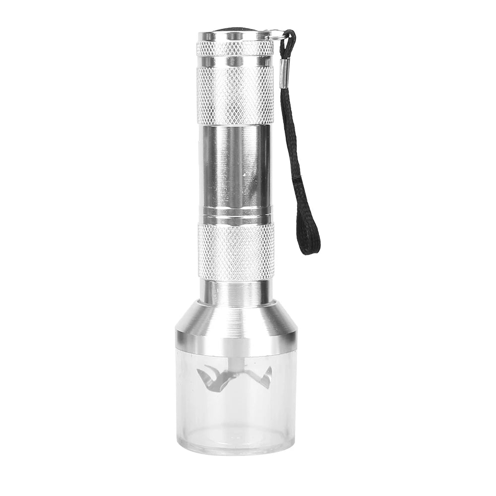 Electric Herb & Spice Grinder – Aluminum Metal Crusher Electric Spice Grinder Axl Silver