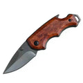 EDC Folding Pocket Knife – Stainless Steel & Rosewood Handle Folding Pocket Knife Axl 1pcs