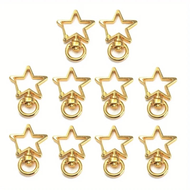 15-Piece Swivel Lobster Claw Clasps – DIY Keychain & Jewelry Jewelry Making Clasps Axl