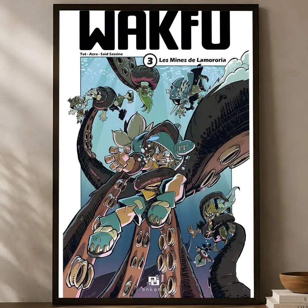Wakfu Game Self-Stick HD Wall Poster – Waterproof Décor Wall Art Poster Axl White12 15X20cmNoframe