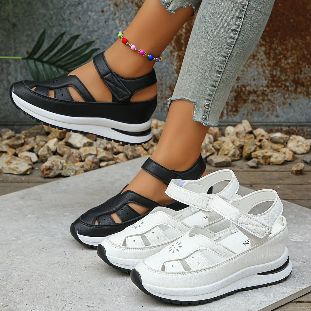 HAJINK Women's Roman Flat Sandals – Lightweight Casual Shoes Women's Flat Sandals Axl